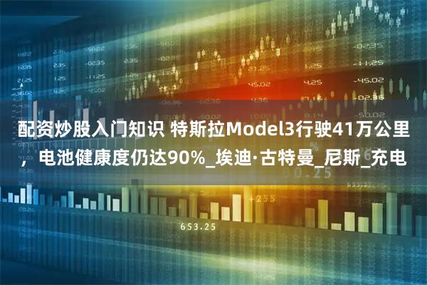 配资炒股入门知识 特斯拉Model3行驶41万公里，电池健康度仍达90%_埃迪·古特曼_尼斯_充电